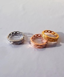 chain plate ring/【ハワイアンジュエリー】【サージカルステンレス】【金属アレルギー対応】【IRIEBEACH / アイリービーチ】つけっぱなしOK