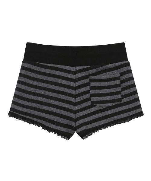 LUVISTRUE(ラヴイズトゥルー)の「SY LACE STRIPE SHORTS(CHARCOAL)(その他パンツ・レディース・その他・FREE)」の3枚目の写真