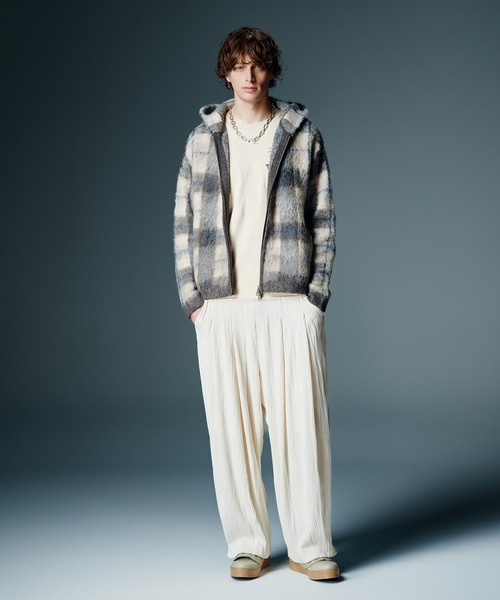 glamb(グラム)の「Willow Crepe Pants / ウィロークレープパンツ(その他パンツ・メンズ・ブラック/ホワイト・S/M/L)」の6枚目の写真