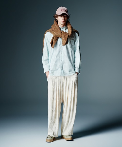 glamb(グラム)の「Willow Crepe Pants / ウィロークレープパンツ(その他パンツ・メンズ・ブラック/ホワイト・S/M/L)」の9枚目の写真