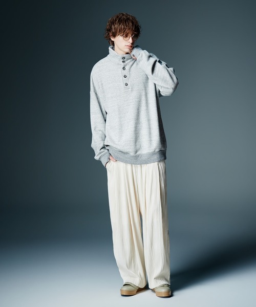 glamb(グラム)の「Willow Crepe Pants / ウィロークレープパンツ(その他パンツ・メンズ・ブラック/ホワイト・S/M/L)」の11枚目の写真