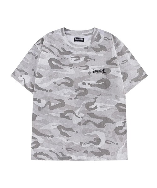 SUPPLIER(サプライヤー)の「SUPPLIER / サプライヤー Camouflage Cross Tee(Tシャツ/カットソー・メンズ・カーキ/グレー・MEDIUM/LARGE)」の3枚目の写真