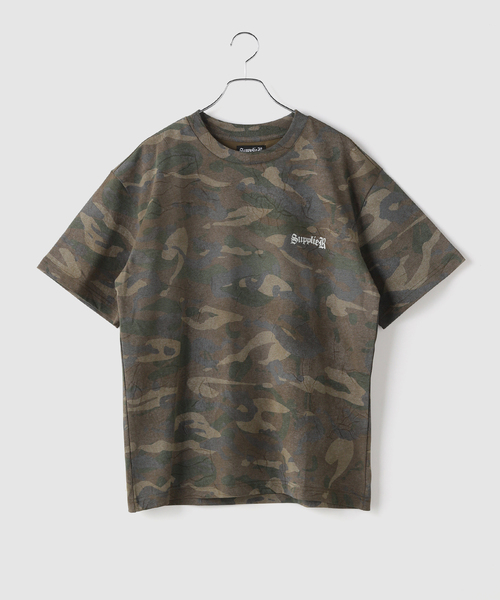 SUPPLIER(サプライヤー)の「SUPPLIER / サプライヤー Camouflage Cross Tee(Tシャツ/カットソー・メンズ・カーキ/グレー・MEDIUM/LARGE)」の10枚目の写真