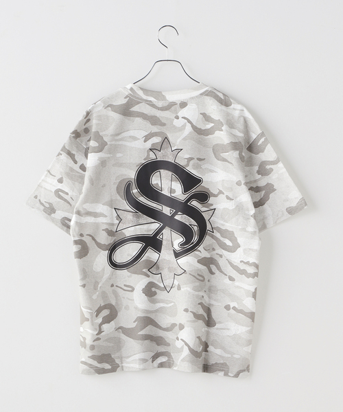 SUPPLIER(サプライヤー)の「SUPPLIER / サプライヤー Camouflage Cross Tee(Tシャツ/カットソー・メンズ・カーキ/グレー・MEDIUM/LARGE)」の14枚目の写真