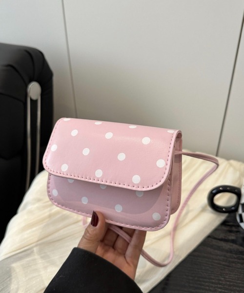 WESTSEA(ウエストシー)の「ドット柄 ミニショルダーバッグ ポシェット(ショルダーバッグ・レディース・ホワイト/ピンク/レッド/ブラック・FREE)」の21枚目の写真