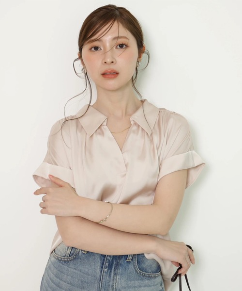 Apuweiser-riche(アプワイザーリッシェ)の「フロントチェーンブラウス(シャツ/ブラウス・レディース・ピンク系その他5・2/1)」の9枚目の写真