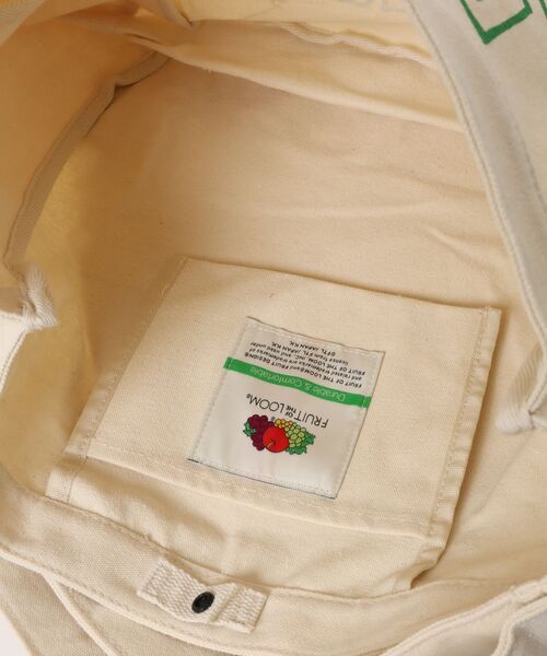FRUIT OF THE LOOM(フルーツオブザルーム)の「BG SUNNY MART NEWS PAPER BAG(ショルダーバッグ・メンズ・ホワイト・FREE)」の12枚目の写真