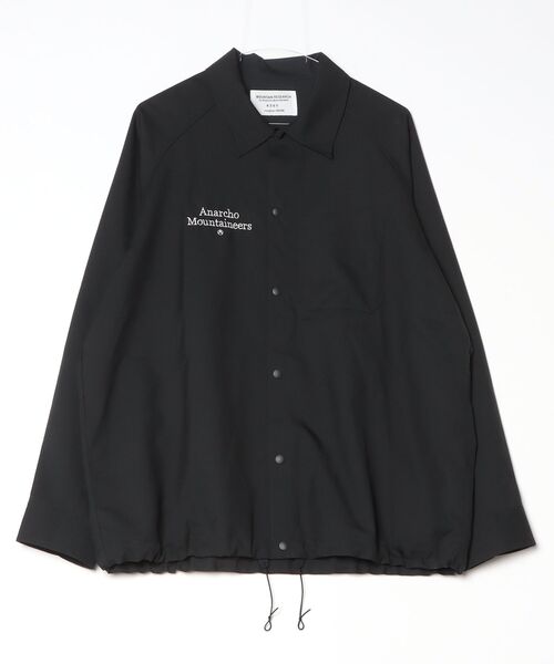 fridge(フリッジ)の「【MOUNTAIN RESEARCH】マウンテンリサーチ Merino Coach Shirt(シャツ/ブラウス・メンズ・その他/ブラック・LARGE/MEDIUM)」の1枚目の写真