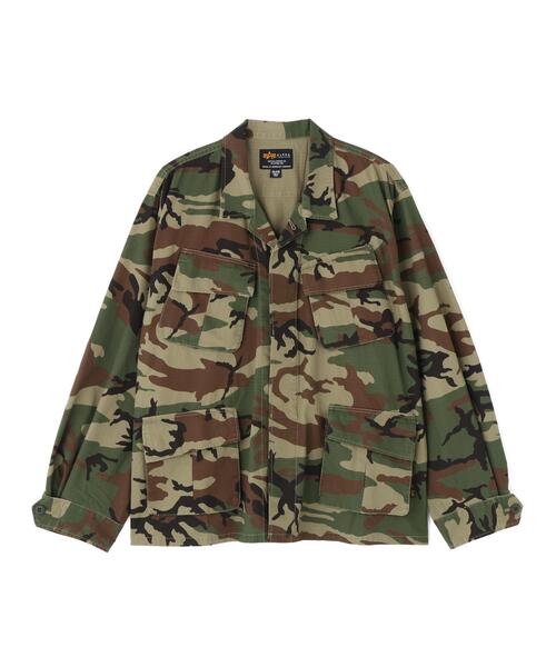 Alpha Industries(アルファインダストリーズ)の「【日本限定】Alpha Industries/アルファインダストリーズ/RIPSTOP FATIGUE SHIRT/リップストップ ファティーグ シャツ(シャツ/ブラウス・メンズ・オリーブ系/その他2/その他24/ブラック・XL/M/S/L/2XL)」の1枚目の写真