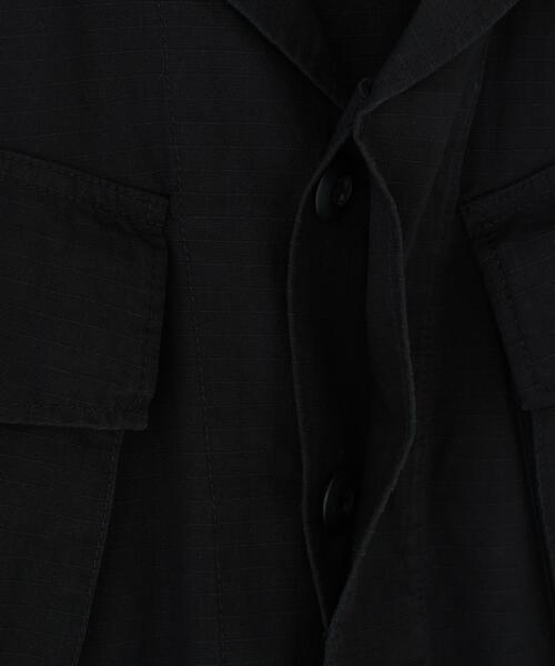 Alpha Industries(アルファインダストリーズ)の「【日本限定】Alpha Industries/アルファインダストリーズ/RIPSTOP FATIGUE SHIRT/リップストップ ファティーグ シャツ(シャツ/ブラウス・メンズ・オリーブ系/その他2/その他24/ブラック・XL/M/S/L/2XL)」の8枚目の写真
