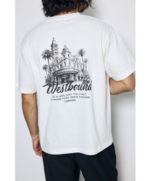 リゾートバックグラフィックTシャツ