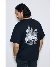 リゾートバックグラフィックTシャツ