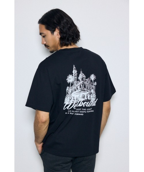 セール】リゾートバックグラフィックTシャツ（Tシャツ/カットソー