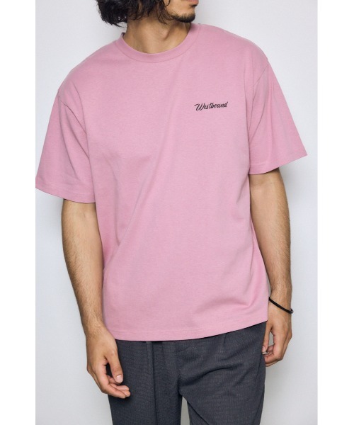 AZUL by moussy（アズールバイマウジー）の「リゾートバックグラフィックTシャツ（Tシャツ/カットソー・メンズ・ホワイト/ブラック/スモークピンク/ミント・LARGE/MEDIUM）」の17枚目の写真