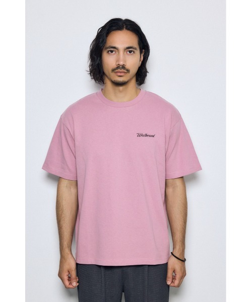 AZUL by moussy（アズールバイマウジー）の「リゾートバックグラフィックTシャツ（Tシャツ/カットソー・メンズ・ホワイト/ブラック/スモークピンク/ミント・LARGE/MEDIUM）」の20枚目の写真