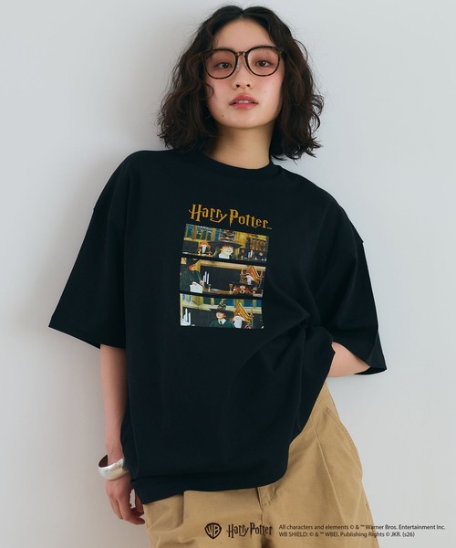 [Harry Potter] Фанни/футболка Harry Potter фото/оверсайз с укороченным рукавом [UNISEX]