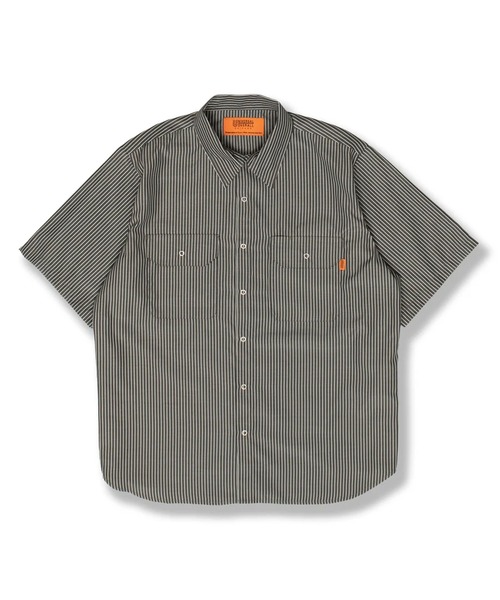 UNIVERSAL OVERALL（ユニバーサルオーバーオール）の「UNIVERSAL OVERALL WORK S/S SHIRT（シャツ/ブラウス・メンズ・ブラック/ホワイト/ブルー・L/M）」の5枚目の写真