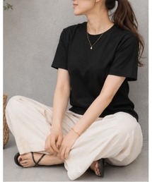 FAZVY（ファズビー）の「ラウンドネック半袖Tシャツ（Tシャツ/カットソー）」