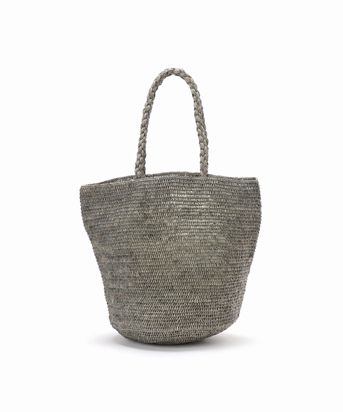 MADE IN MADA(メイドインマダ)の「《追加2》MADE IN MADA/メイドインマダ ALICE MM BAG(かごバッグ・レディース・ベージュ/チャコールグレー・FREE)」の19枚目の写真