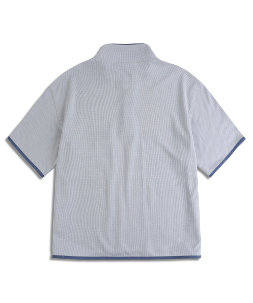 MUDSALT(マッドソルト)の「ワッフルプルオーバー半袖Tシャツグレー(Tシャツ/カットソー・レディース・その他・2/3)」の2枚目の写真