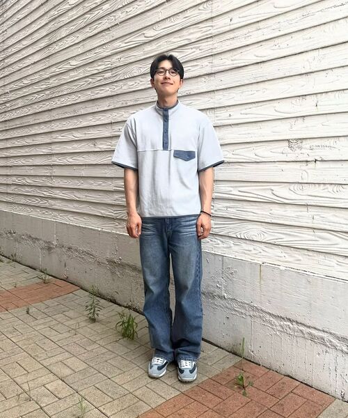 MUDSALT(マッドソルト)の「ワッフルプルオーバー半袖Tシャツグレー(Tシャツ/カットソー・レディース・その他・2/3)」の5枚目の写真