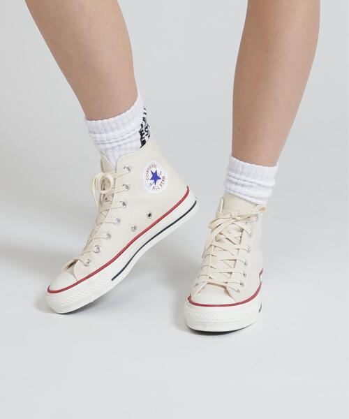 CONVERSE(コンバース)の「《CONVERSE》CANVAS ALL STAR J HI / キャンバス オールスター ハイカット / コンバース(スニーカー・レディース・ホワイト系2/ブラック・5/4.5/6.5/5.5/4)」の22枚目の写真