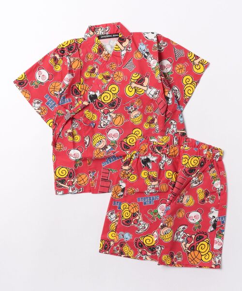 HYSTERIC MINI 甚平 セットアップ HYSTERIC MINI HOOPS 総柄 甚平（着物）｜HYSTERIC MINI（ヒステリック