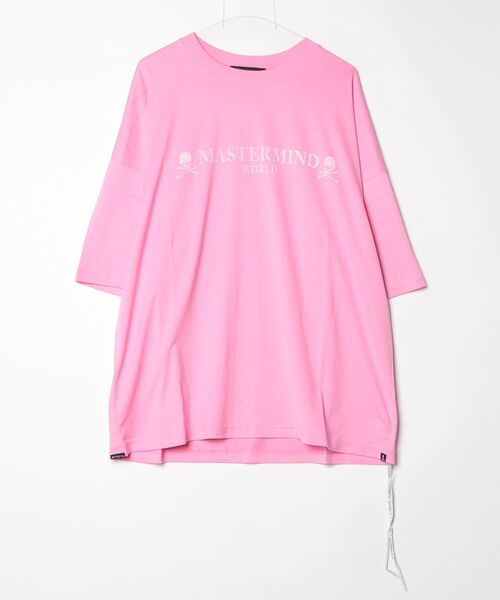 mastermind JAPAN(マスターマインド)の「BOXY CARBON COPY TEE(Tシャツ/カットソー・メンズ・ピンク/イエロー/レッド・XL)」の2枚目の写真