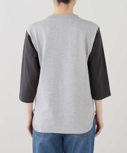 CITYSHOP(シティーショップ)の「CREATIVE GROWTH BASEBALLTEE OE1230:Tシャツ(Tシャツ/カットソー・レディース・グレー・SMALL)」の9枚目の写真