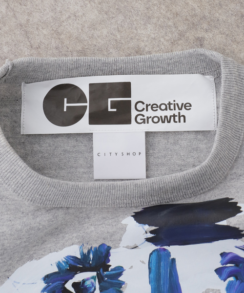 CITYSHOP(シティーショップ)の「CREATIVE GROWTH BASEBALLTEE OE1230:Tシャツ(Tシャツ/カットソー・レディース・グレー・SMALL)」の12枚目の写真
