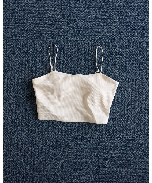 anuke(アンヌーク)の「Padin Half Camisole 62610636(Tシャツ/カットソー・レディース・ホワイト/ブラック/ブラウン・FREE)」の14枚目の写真