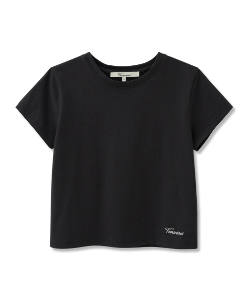 Vivacious(ビバシャス)の「デュアクールベーシックTシャツ_7カラー(Tシャツ/カットソー・レディース・ホワイト/ブラック/ネイビー/クリーム/ホワイト×レッド/ホワイト×ブルー/チャコール・SMALL/MEDIUM)」の16枚目の写真