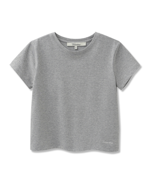 Vivacious(ビバシャス)の「デュアクールベーシックTシャツ_7カラー(Tシャツ/カットソー・レディース・ホワイト/ブラック/ネイビー/クリーム/ホワイト×レッド/ホワイト×ブルー/チャコール・SMALL/MEDIUM)」の19枚目の写真