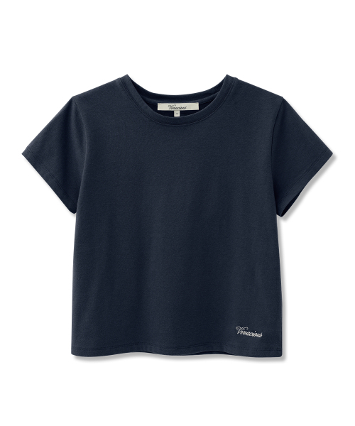 Vivacious(ビバシャス)の「デュアクールベーシックTシャツ_7カラー(Tシャツ/カットソー・レディース・ホワイト/ブラック/ネイビー/クリーム/ホワイト×レッド/ホワイト×ブルー/チャコール・SMALL/MEDIUM)」の20枚目の写真