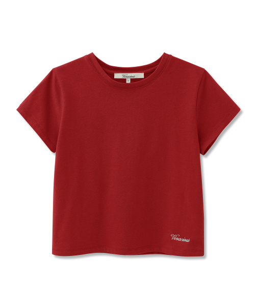 Vivacious(ビバシャス)の「デュアクールベーシックTシャツ_7カラー(Tシャツ/カットソー・レディース・ホワイト/ブラック/ネイビー/クリーム/ホワイト×レッド/ホワイト×ブルー/チャコール・SMALL/MEDIUM)」の21枚目の写真