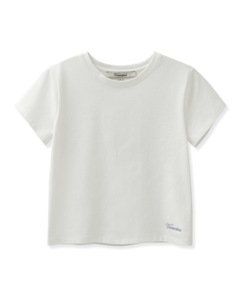 Vivacious(ビバシャス)の「デュアクールベーシックTシャツ_7カラー(Tシャツ/カットソー・レディース・ホワイト/ブラック/ネイビー/クリーム/ホワイト×レッド/ホワイト×ブルー/チャコール・SMALL/MEDIUM)」の22枚目の写真