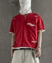ROARINGRAD（ロアリングラド）の「【roaringrad】Double Layered Damage T-Shirt  / 【ロアリングラド】ダブルレイヤードダメージTシャツ（Tシャツ/カットソー）」