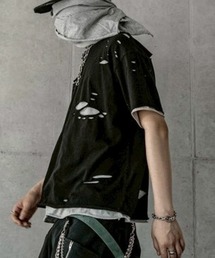 ROARINGRAD（ロアリングラド）の「【roaringrad】Double Layered Damage T-Shirt  / 【ロアリングラド】ダブルレイヤードダメージTシャツ（Tシャツ/カットソー）」