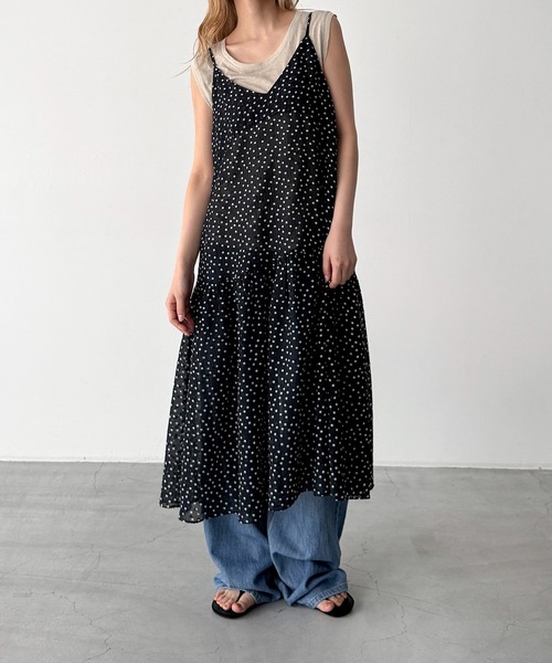 CANAL JEAN(キャナルジーン)の「El mar リネンレーヨンラウンドタンク(タンクトップ・レディース・ホワイト/ベージュ/ブラック・ONE SIZE)」の7枚目の写真