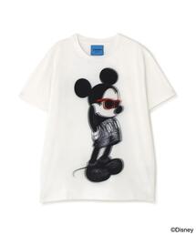 maxsix(マックスシックス）SUNGLASS MICKEY 3D TEE ディズニーライセンス for womens