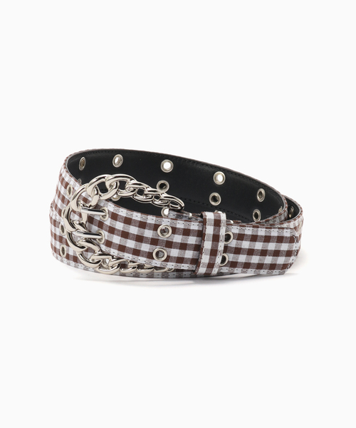 AFB / エーエフビー CHAIN BUCKLE CHECK BELT（ベルト）｜AFB