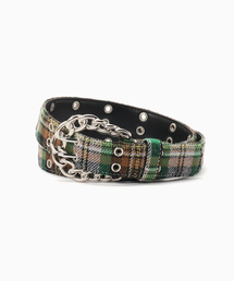 AFB（エーエフビー）の「AFB / エーエフビー CHAIN BUCKLE CHECK BELT（ベルト）」