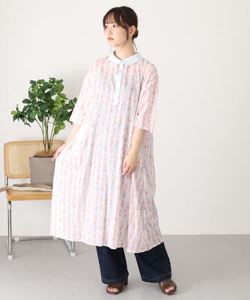 KILKI(キルキー)の「kilki 配色プルオーバーワンピース アンティークチェア(ワンピース・レディース・ベージュ系その他・FREE)」の14枚目の写真