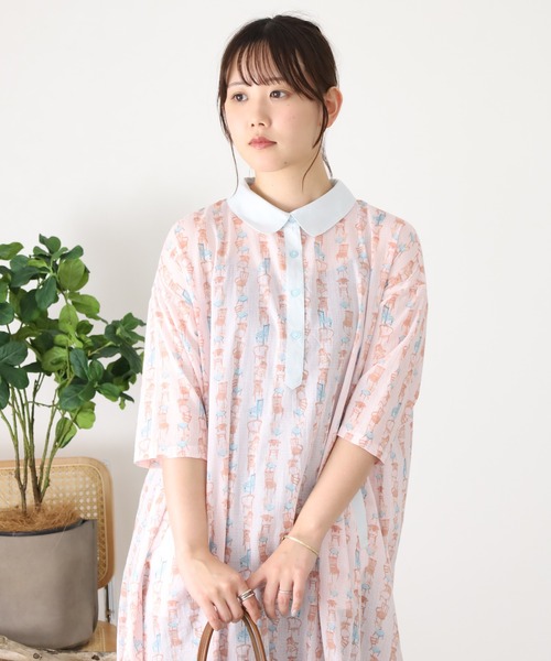 KILKI(キルキー)の「kilki 配色プルオーバーワンピース アンティークチェア(ワンピース・レディース・ベージュ系その他・FREE)」の9枚目の写真