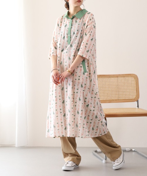 KILKI(キルキー)の「kilki 配色プルオーバーワンピース アンティークチェア(ワンピース・レディース・ベージュ系その他・FREE)」の19枚目の写真