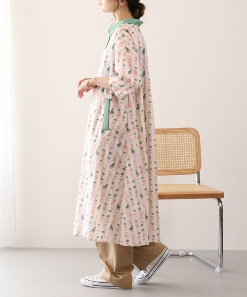 KILKI(キルキー)の「kilki 配色プルオーバーワンピース アンティークチェア(ワンピース・レディース・ベージュ系その他・FREE)」の17枚目の写真