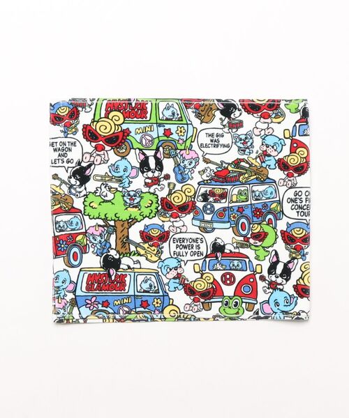 HYSTERIC MINI(ヒステリックミニ)の「HYS MINI BAND WAGON フェイスタオル(その他小物・キッズ・ホワイト系その他・FREE)」の1枚目の写真