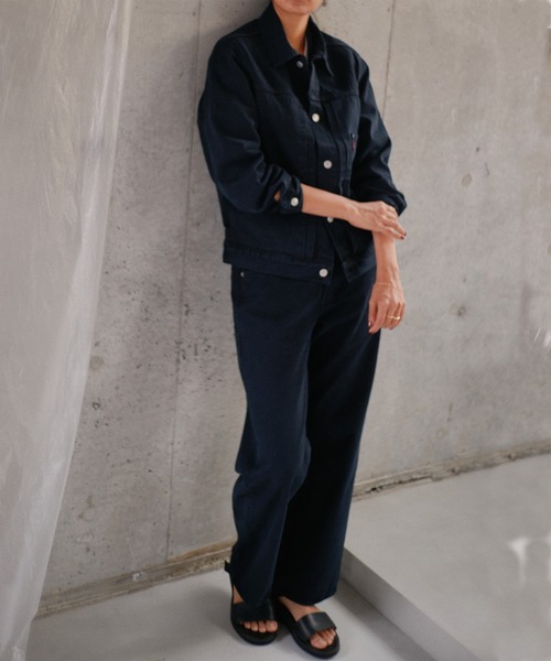 Levi's(リーバイス)の「Levi's/リーバイス PREMIUM BLACK TYPE 1 TRUCKER JACKET(デニムジャケット・メンズ・ブラック・XL/L/M/S/XX-LARGE)」の21枚目の写真