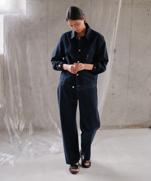 Levi's(リーバイス)の「Levi's/リーバイス PREMIUM BLACK TYPE 1 TRUCKER JACKET(デニムジャケット・メンズ・ブラック・XL/L/M/S/XX-LARGE)」の16枚目の写真