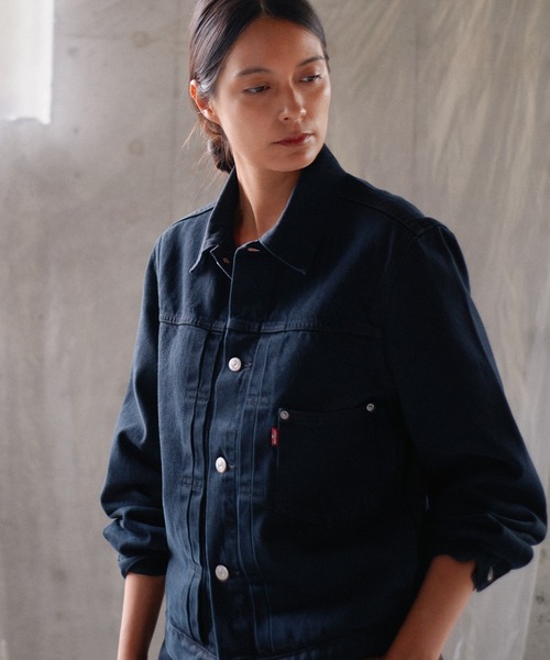 Levi's(リーバイス)の「Levi's/リーバイス PREMIUM BLACK TYPE 1 TRUCKER JACKET(デニムジャケット・メンズ・ブラック・XL/L/M/S/XX-LARGE)」の19枚目の写真